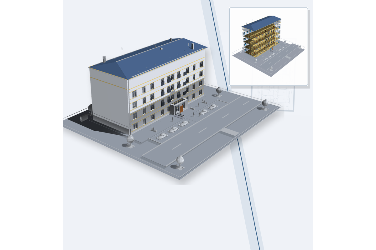 Восстановление BIM/IFC-модели жилого дома по PDF-чертежам
