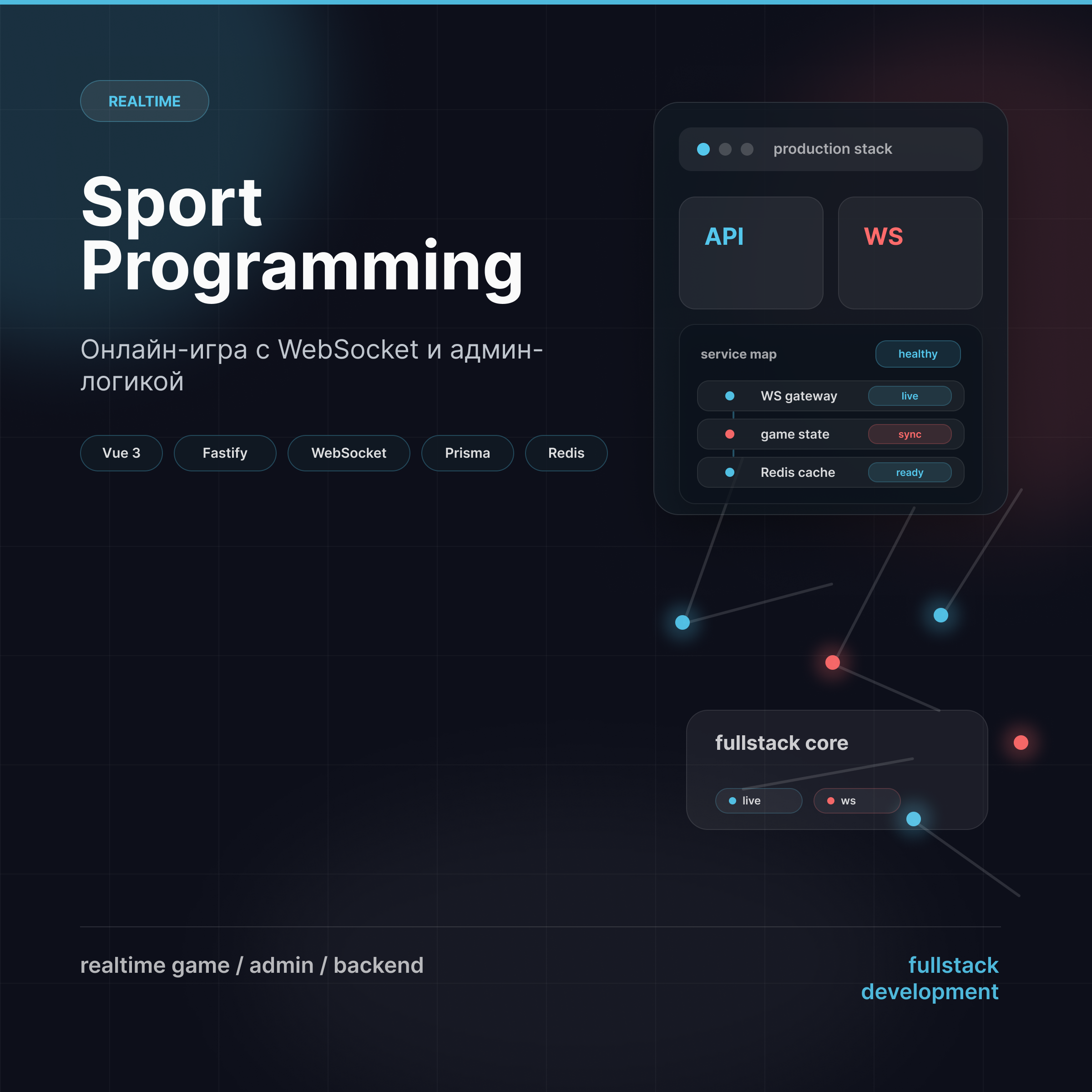 Sport Programming - realtime WebSocket game
