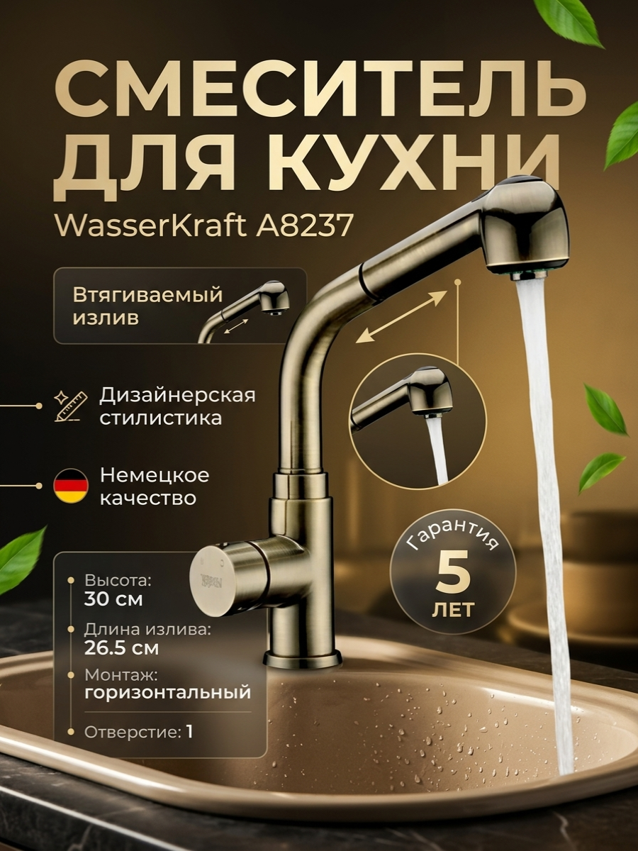 Карточка для смесителя Wasserkraft
