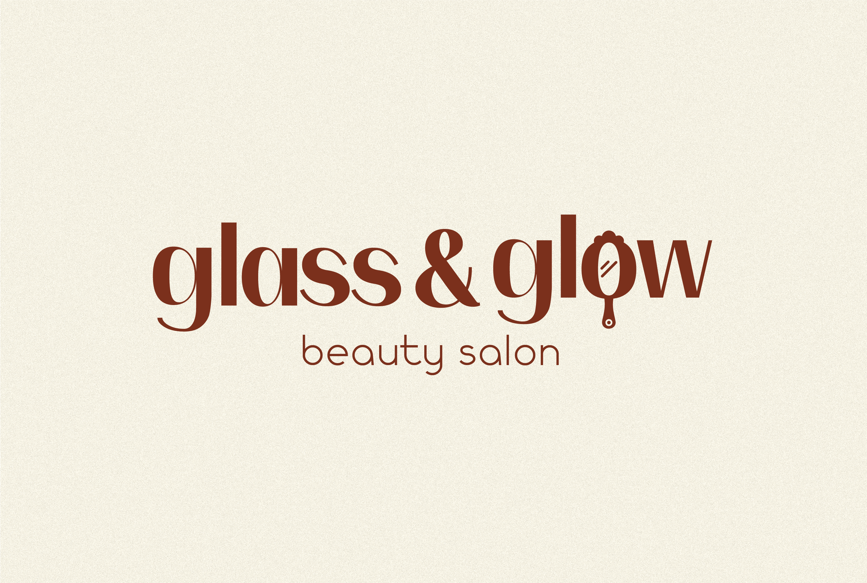 Фирменный стиль для салона красоты Glass & Glow
