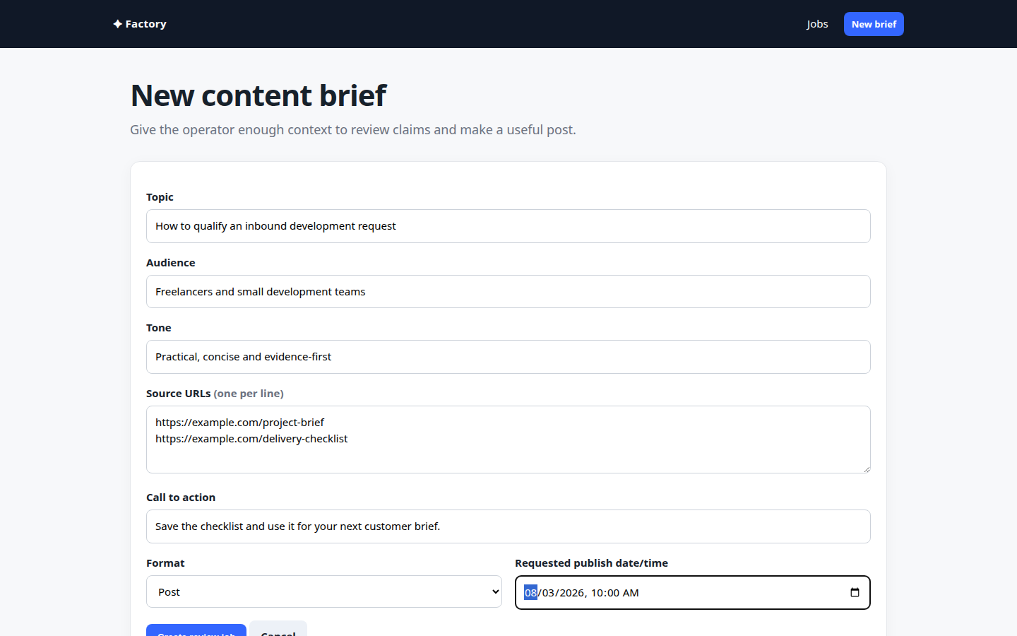 Telegram AI Content Factory