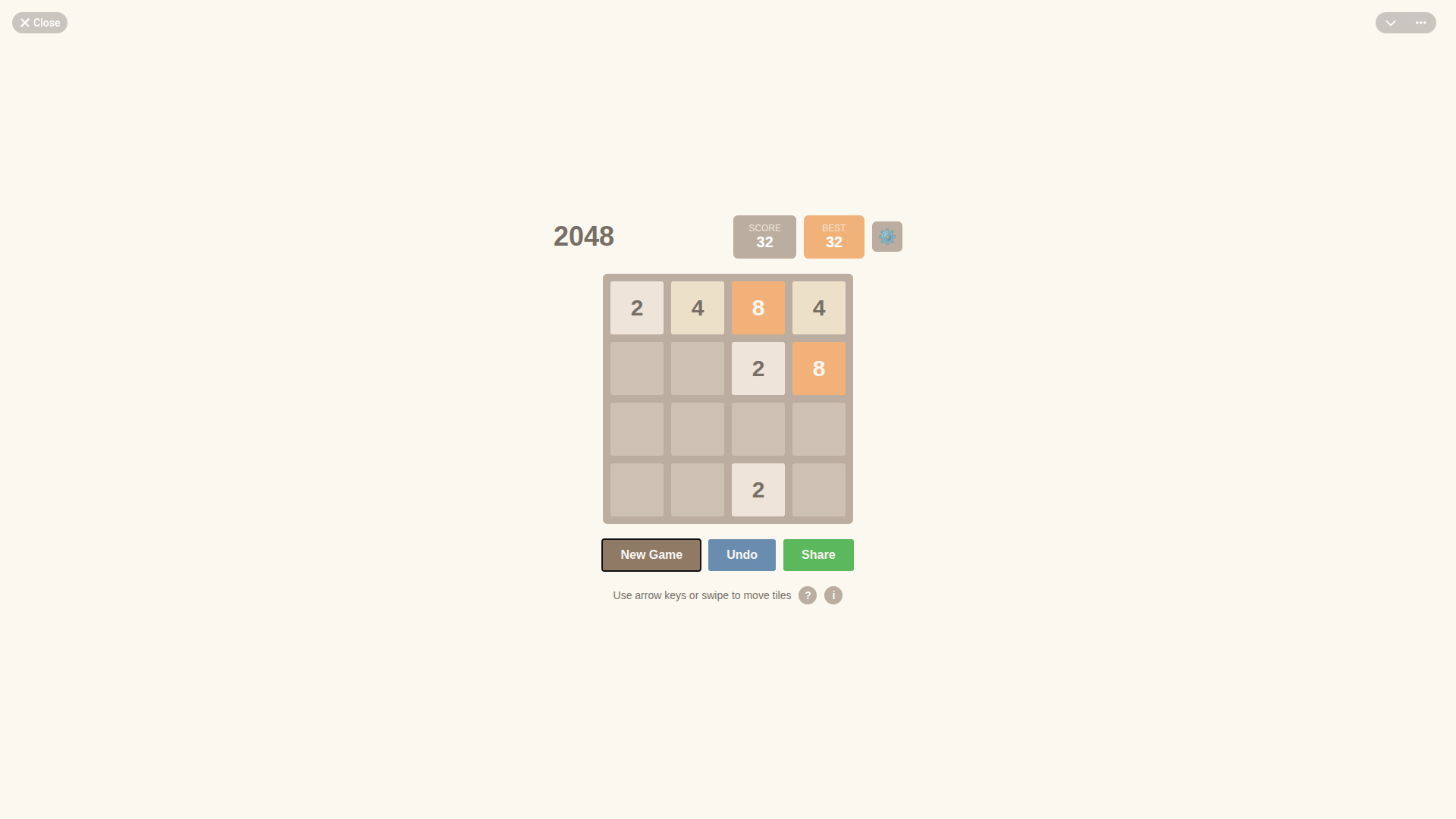 Telegram 2048 Mini App