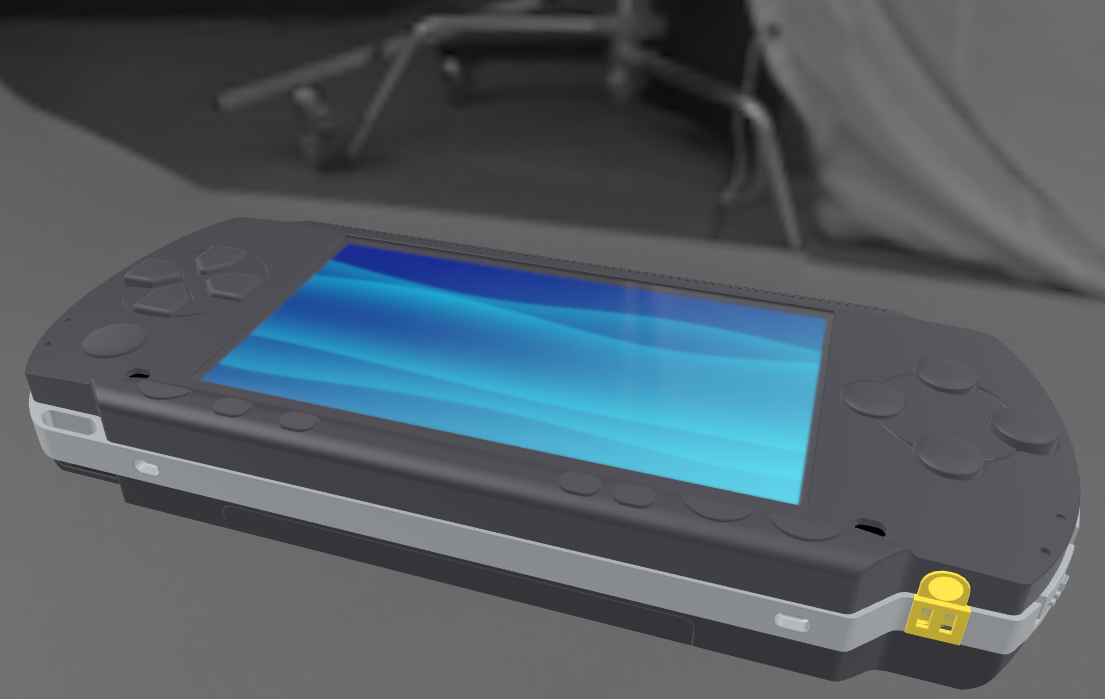 Анимированный материал фонового экрана PlayStation Portable