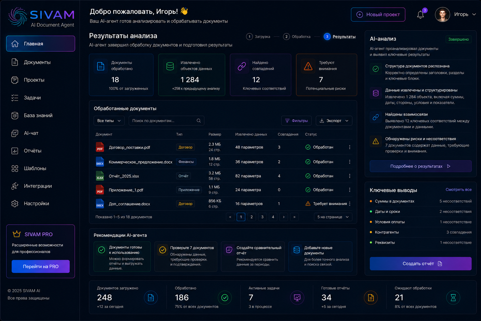 AI-агент для анализа и обработки документов