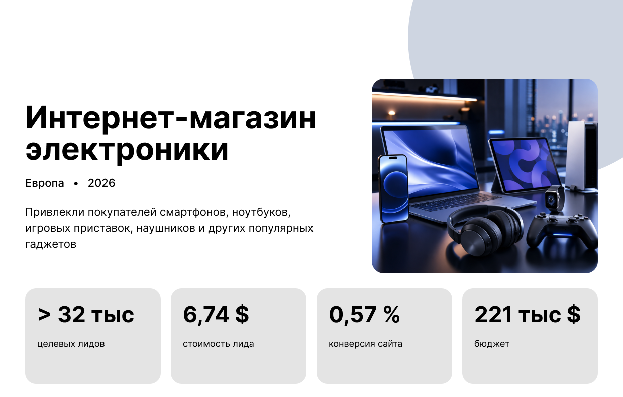 Интернет-магазин электроники