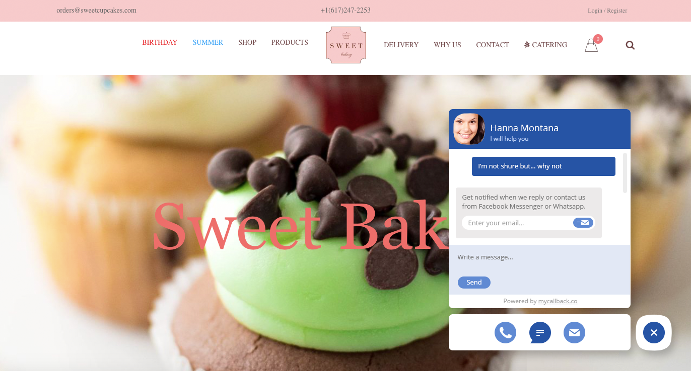 MyCallback — виджет обратного звонка