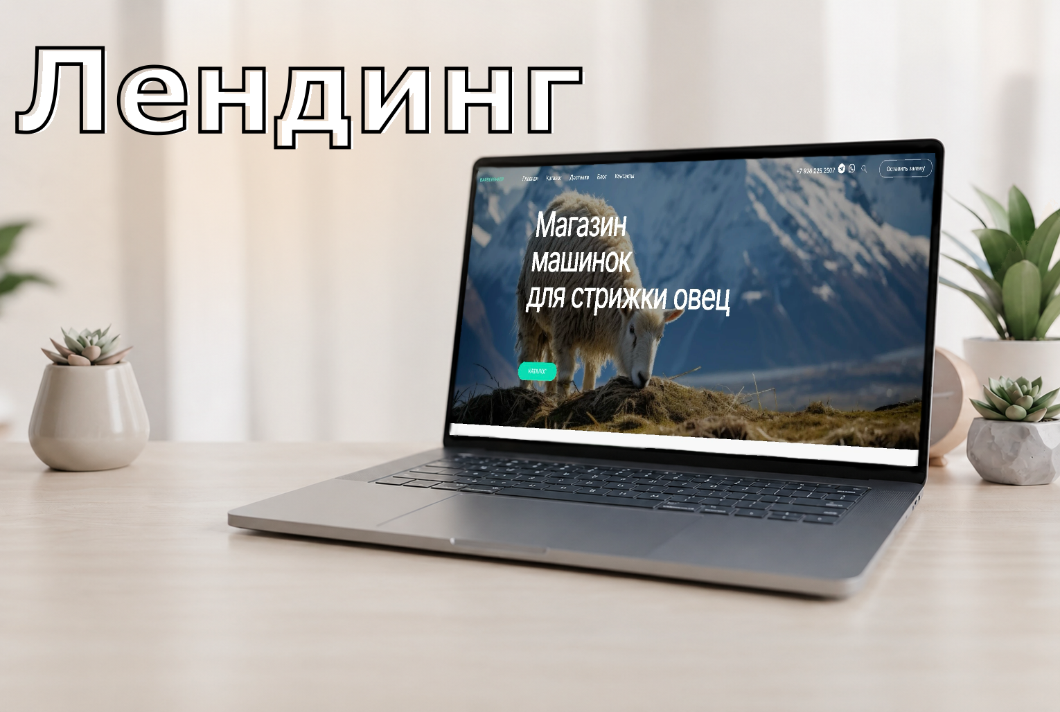 Лендинг: Онлайн-магазин