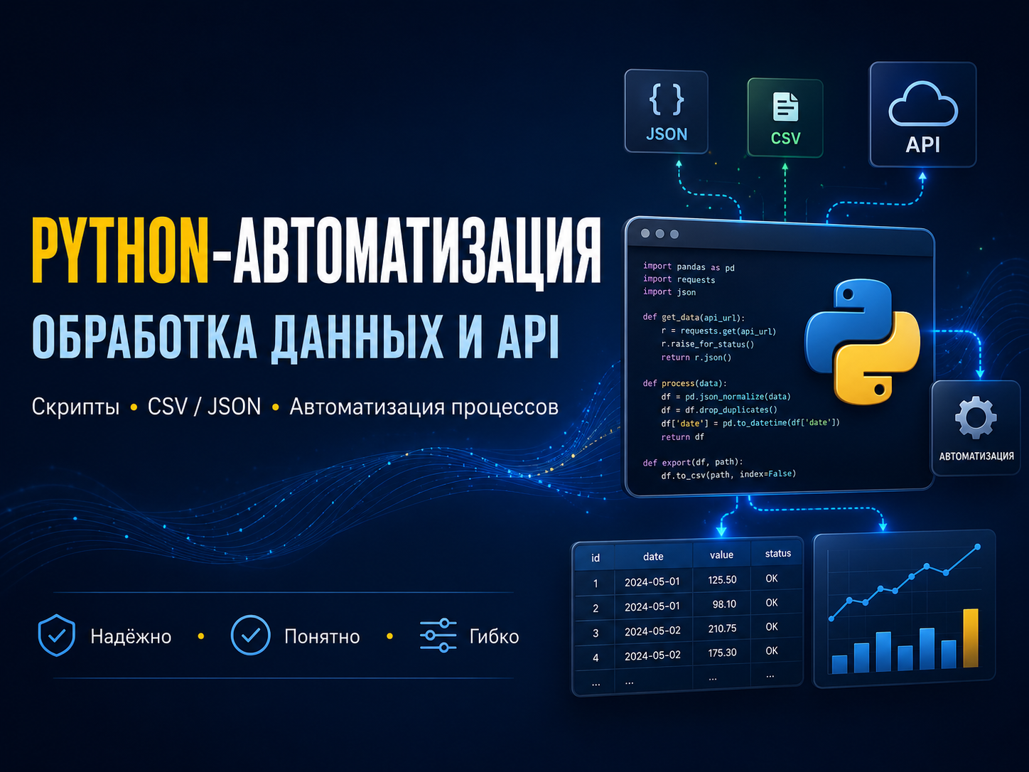 Python-скрипт для автоматизации обработки данных