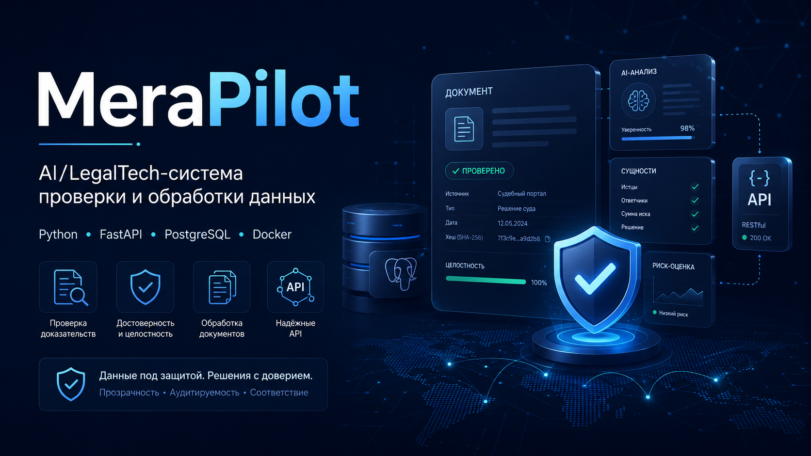MeraPilot — AI/LegalTech-система проверки и обработки данных