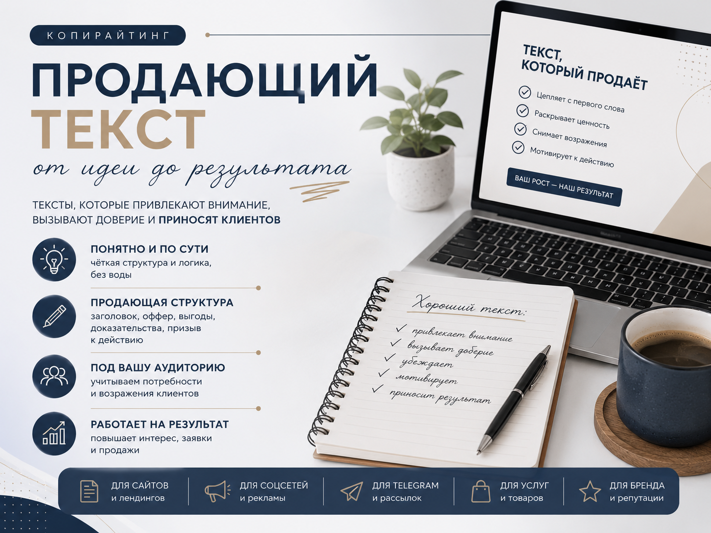 Продающий текст для бизнеса: от идеи до готового контента