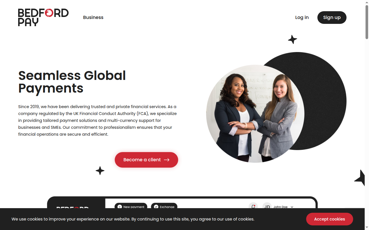 Bedford Pay — бэкенд платёжной платформы: счета, переводы, compliance