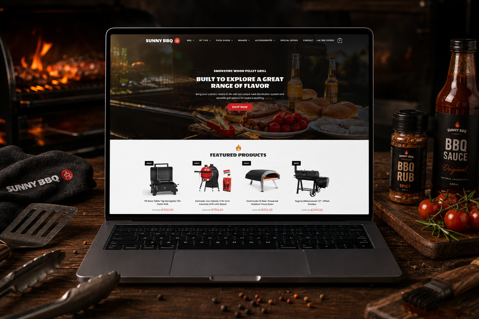 Разработка интернет-магазина для «Sunny BBQ»