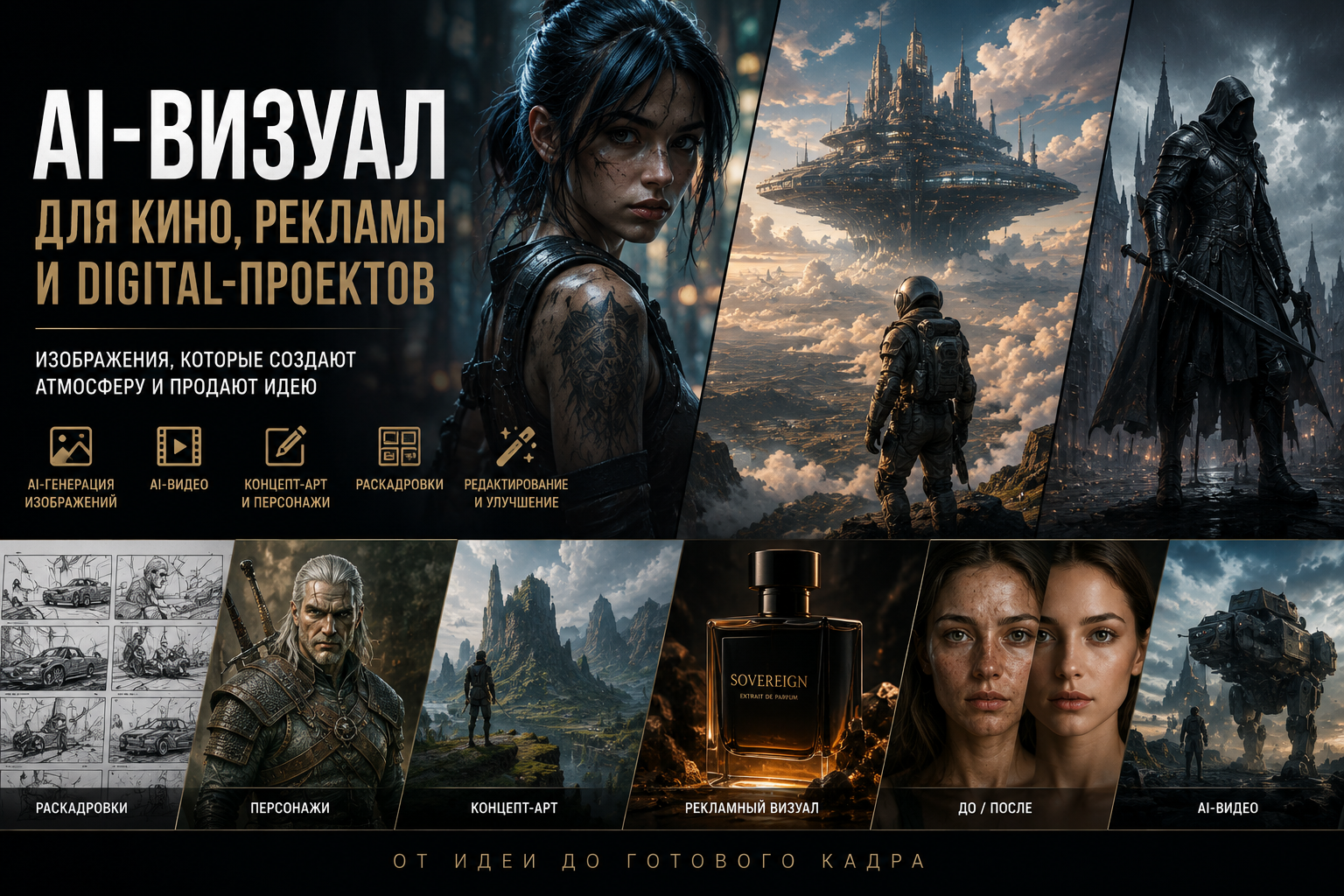 AI-визуал для кино, рекламы и digital-проектов