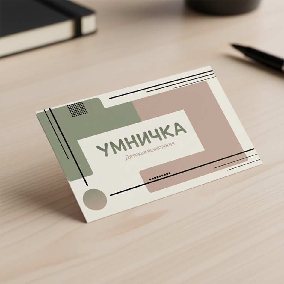 Дизайн визитки