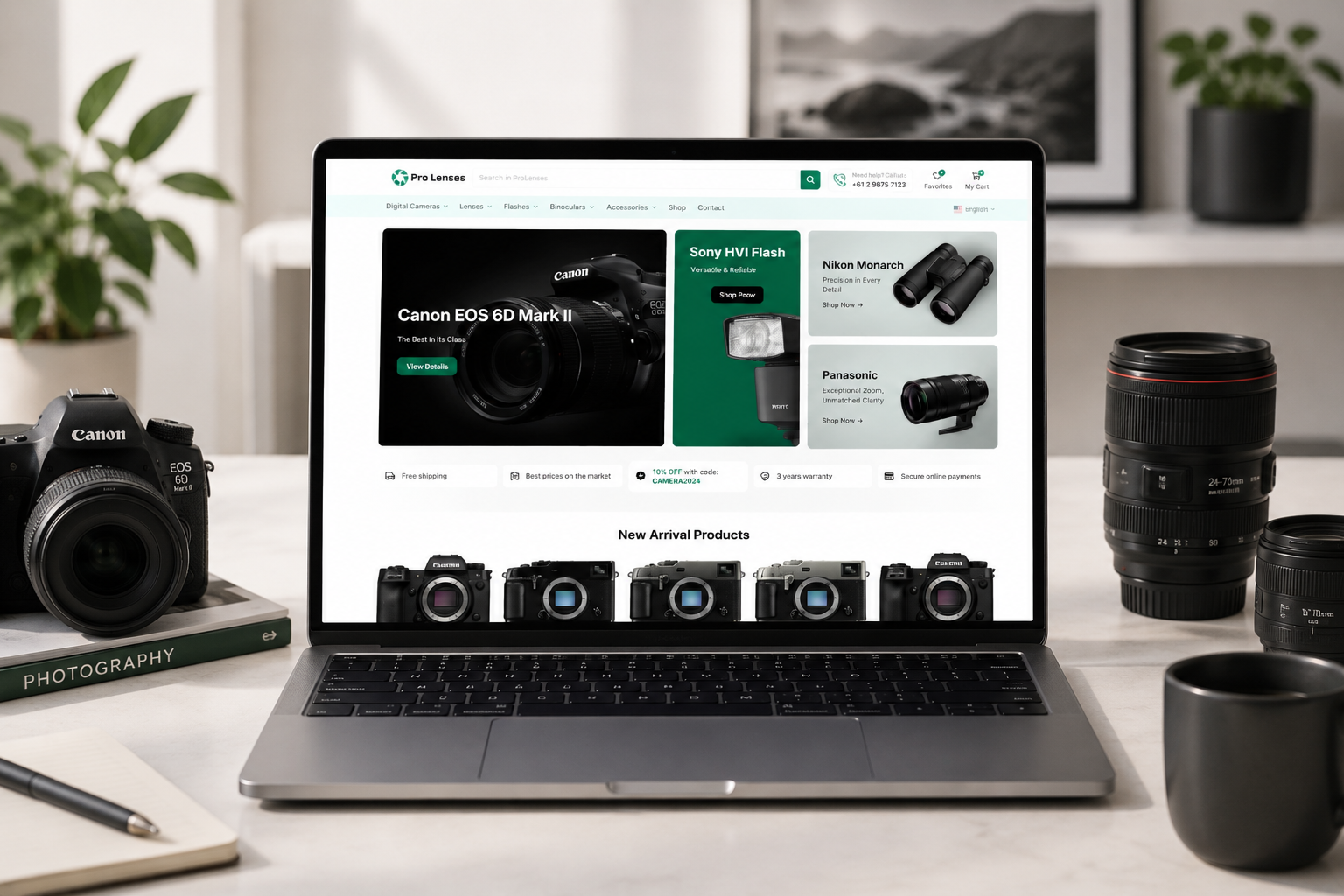 Разработка интернет-магазина для «ProLenses»