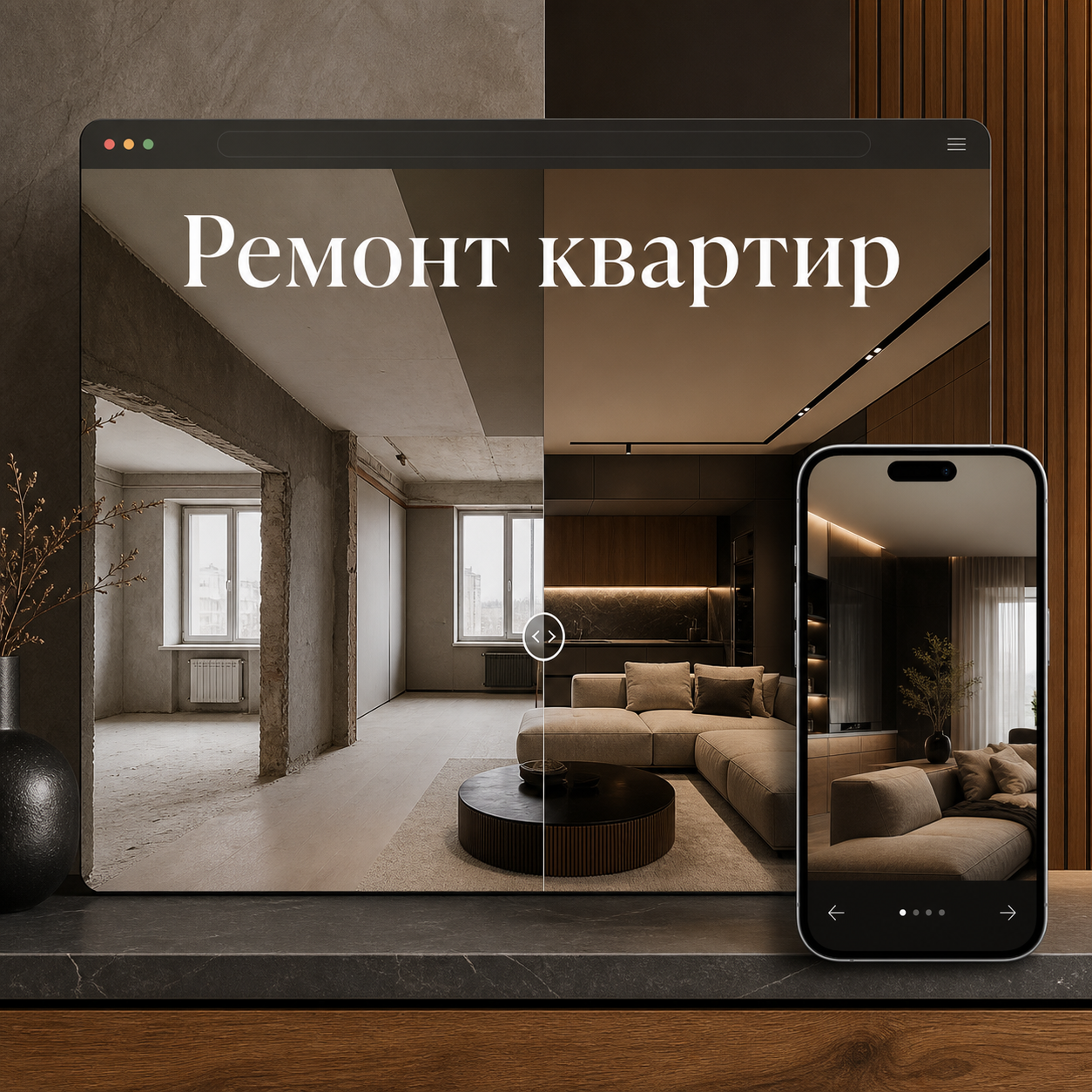 многостраничный корпоративный сайт с выразительной редакционной подачей