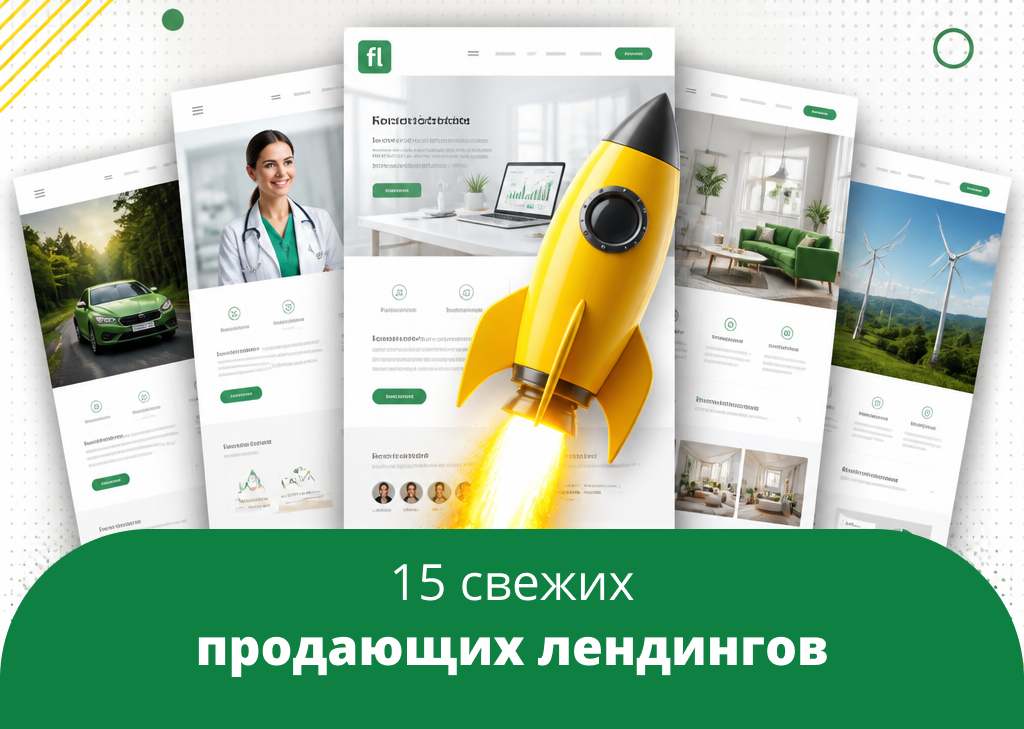 10 свежих лендингов!