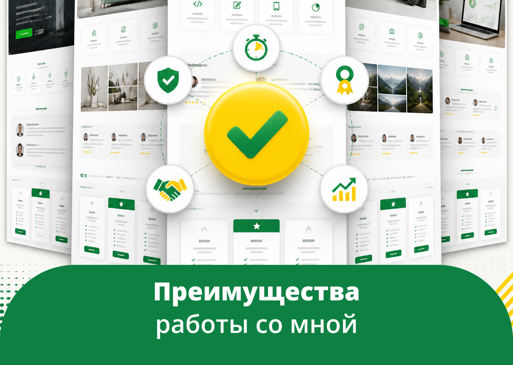 Преимущества работы со мной