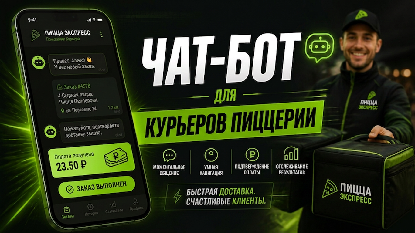 Чат-бот для сопровождения курьеров пиццерии