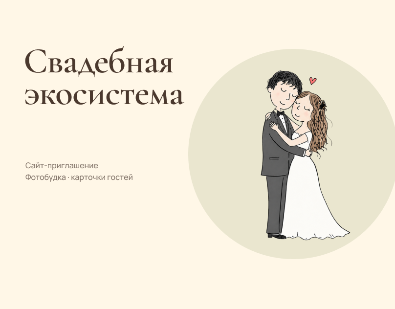 Свадебный сайт и цифровая экосистема
