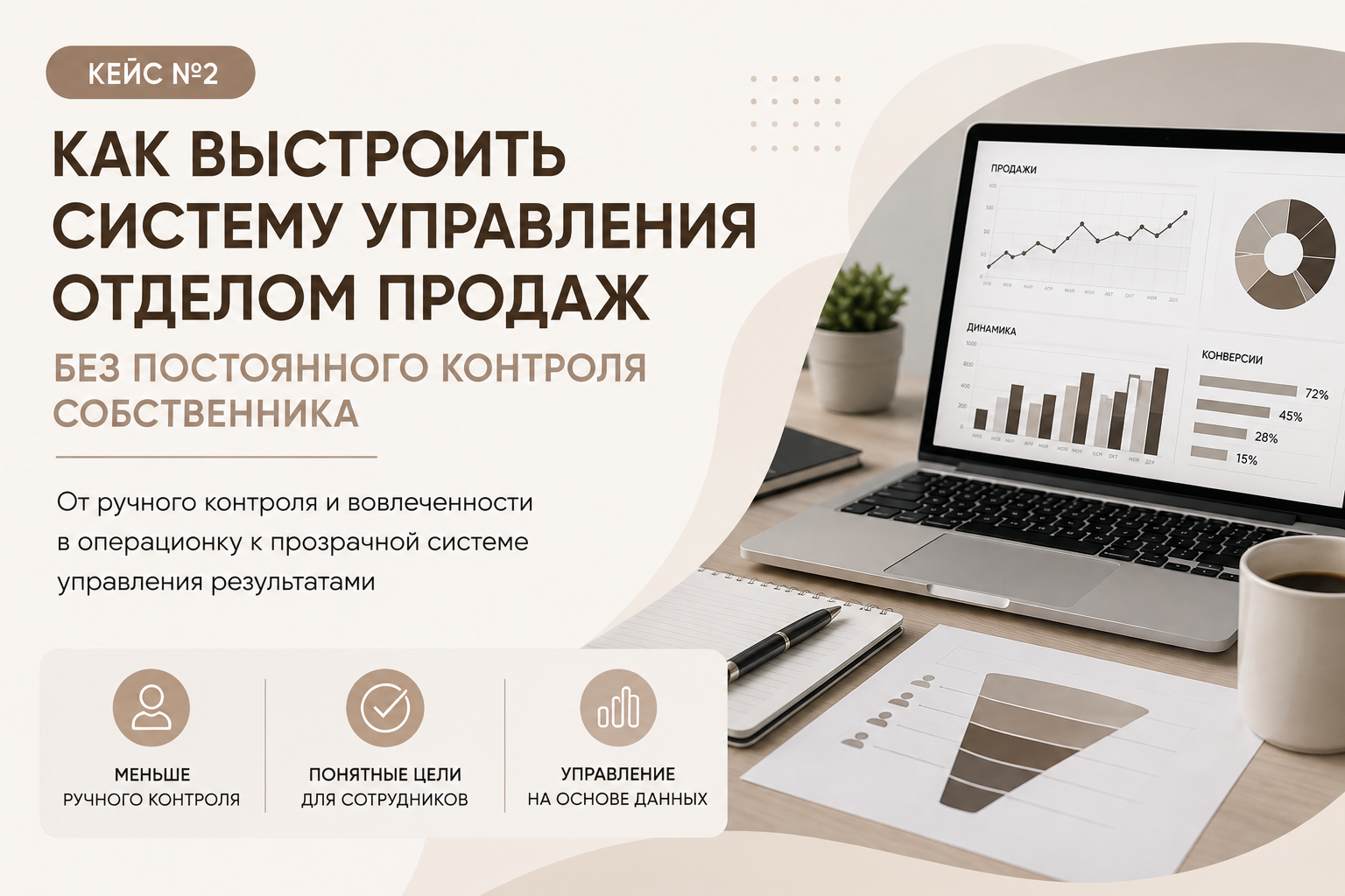 Как выстроить систему управления отделом продаж без постоянного контроля собственника