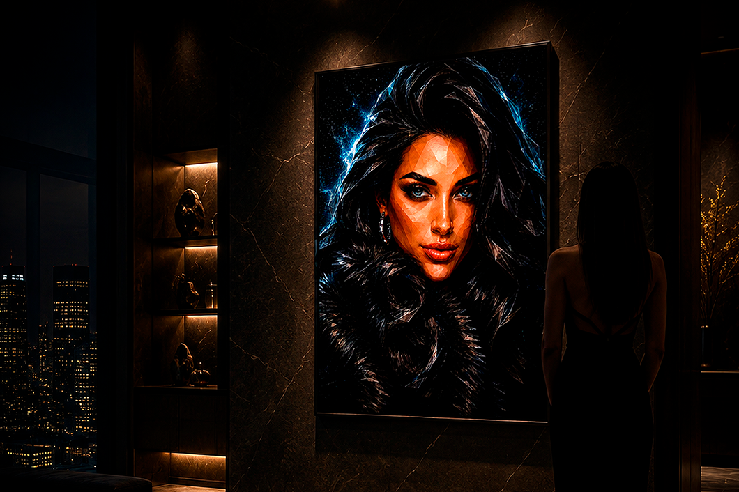 Monumental Premium AI Artwork — цифровая картина для крупноформатной интерьерной печати