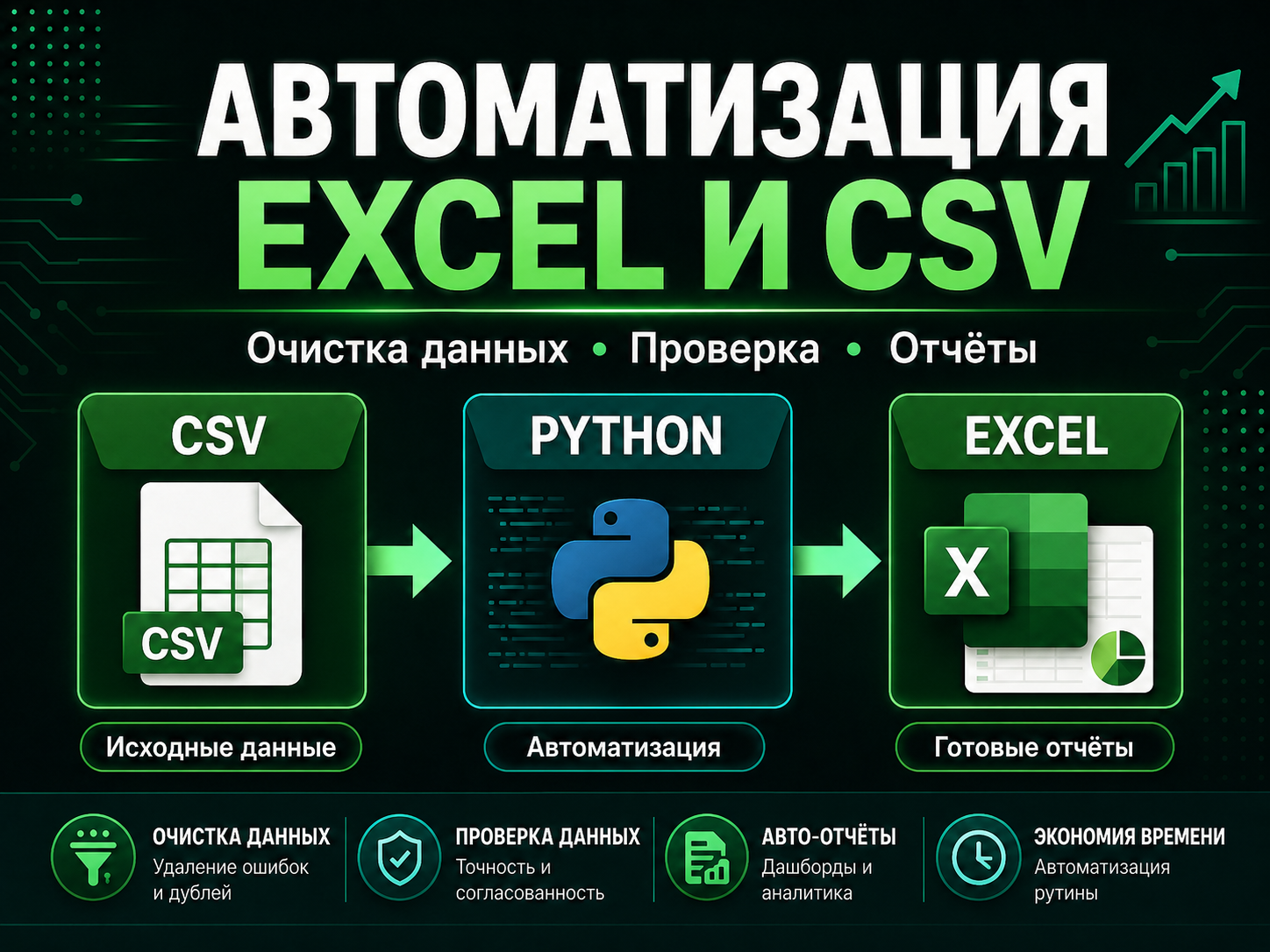Автоматизация очистки и обработки Excel/CSV для товарных данных