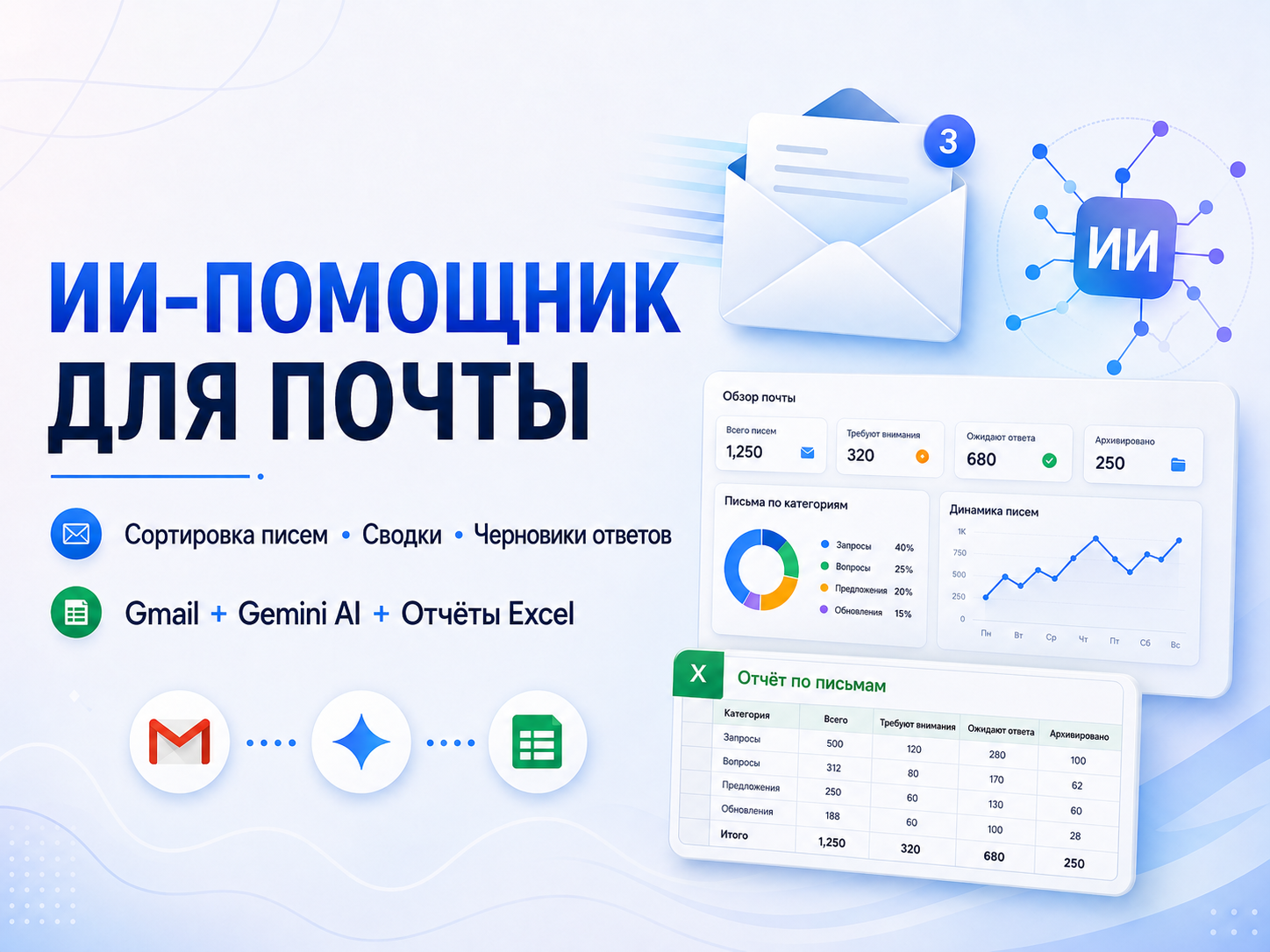 AI-помощник для анализа писем и подготовки ответов
