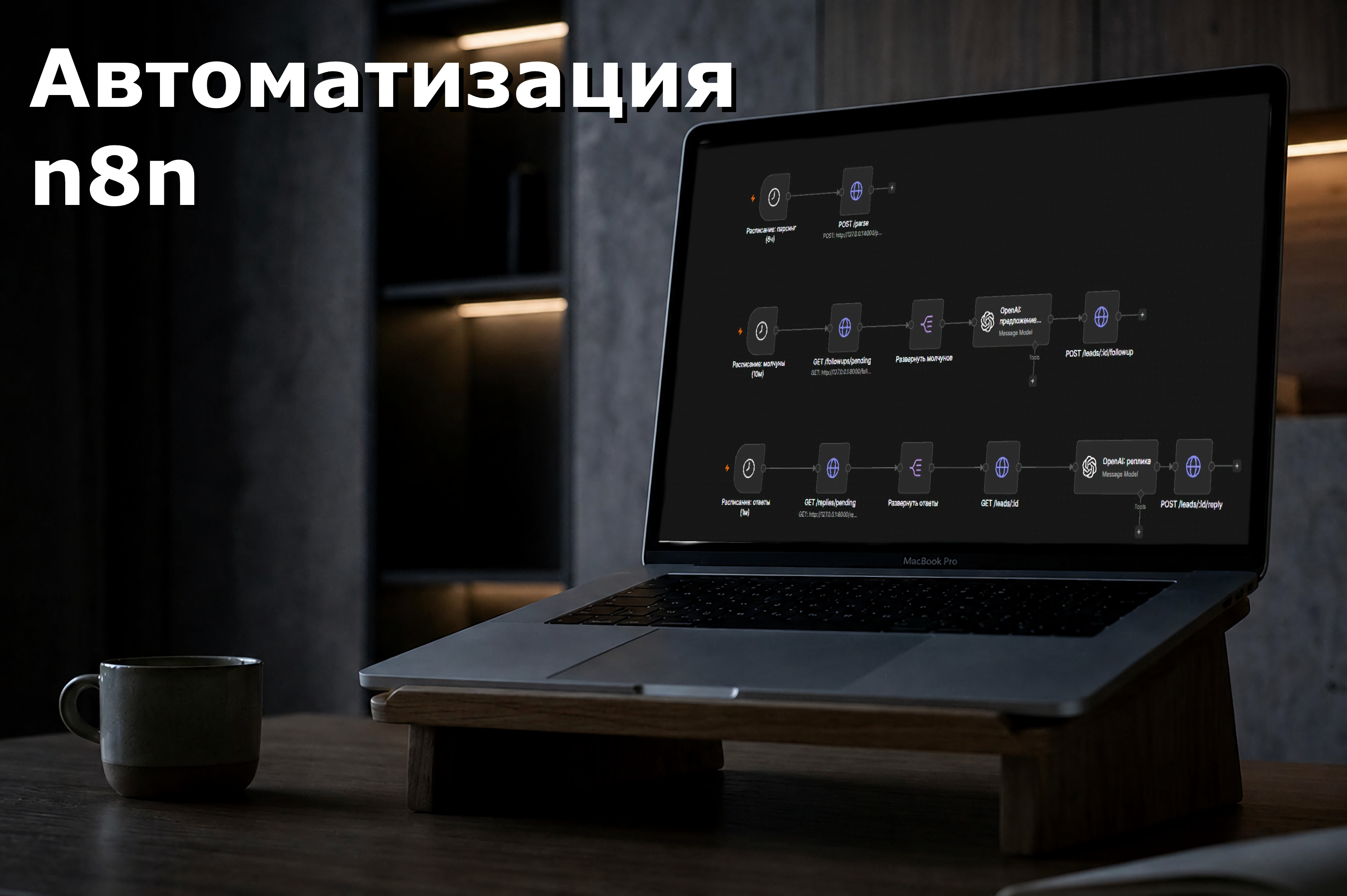 Автоматизация холодных рассылок n8n