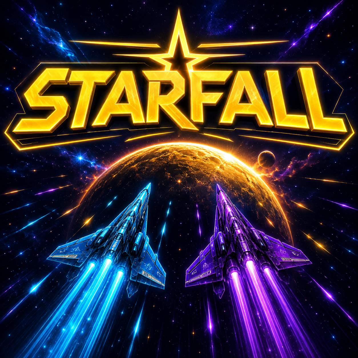 STARFALL - космический шутер с локальным кооперативом