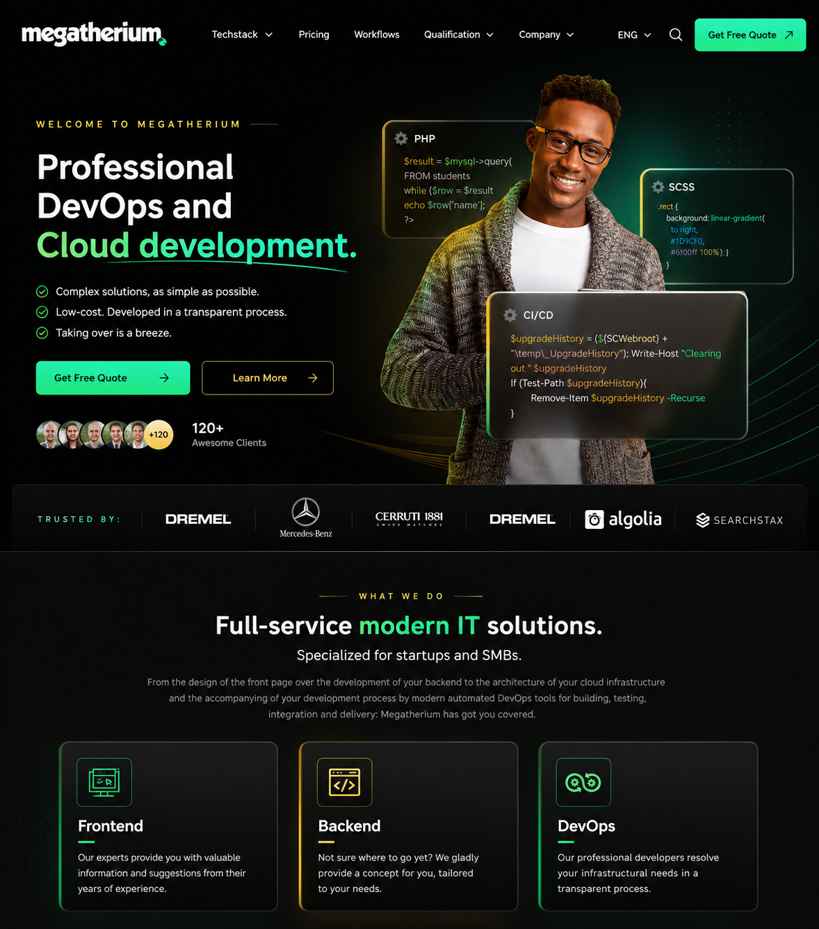 Разработка сайта для IT компании