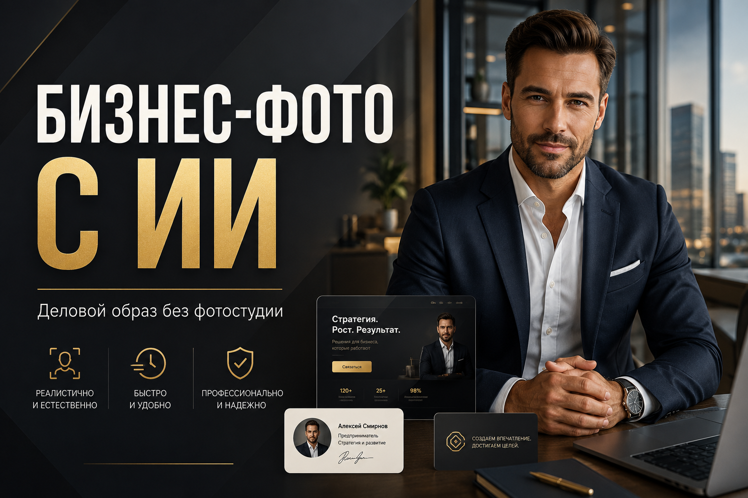 Деловая нейрофотосессия для бизнеса