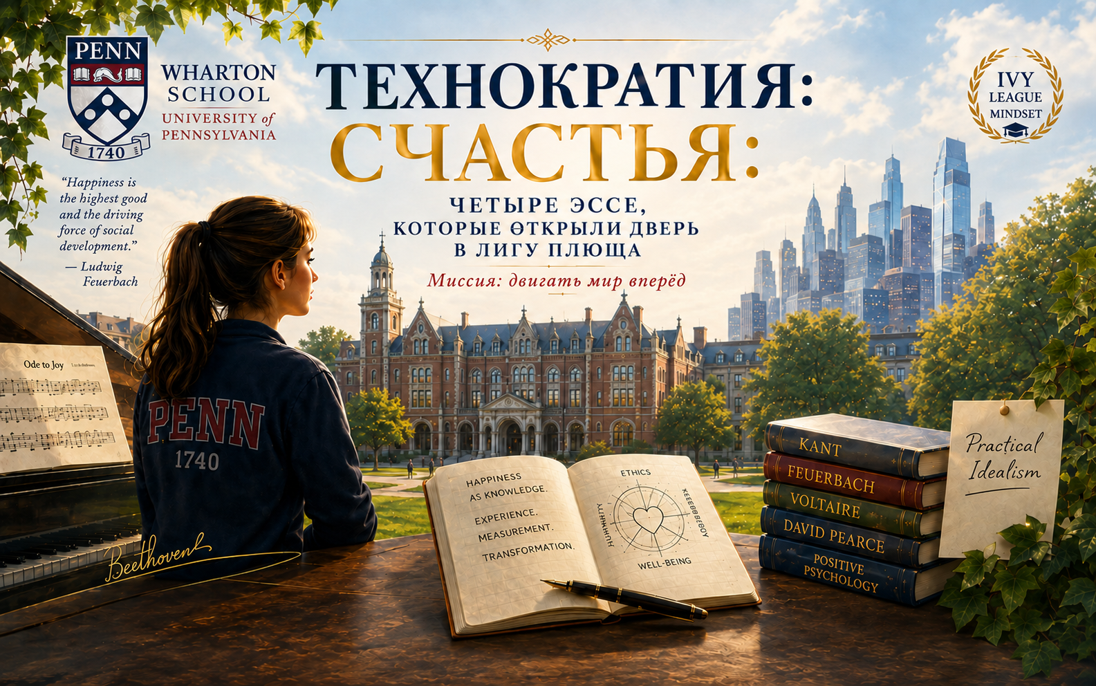 Технократия счастья: четыре эссе в университет Лиги плюща