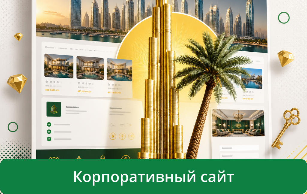 Корпоративный сайт. Дубай.