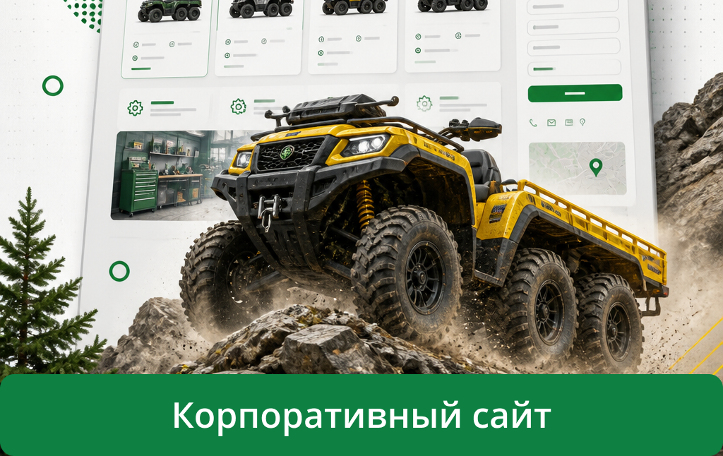 Корпоративный сайт. Вездеход.ком.
