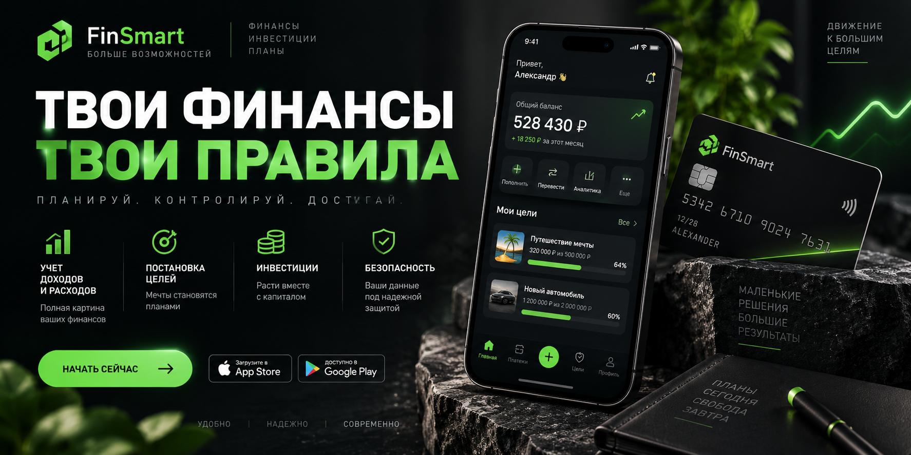 Разработка баннера для финансовой компании