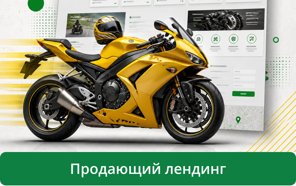 Корпоративный сайт. Продажа мотоциклов.