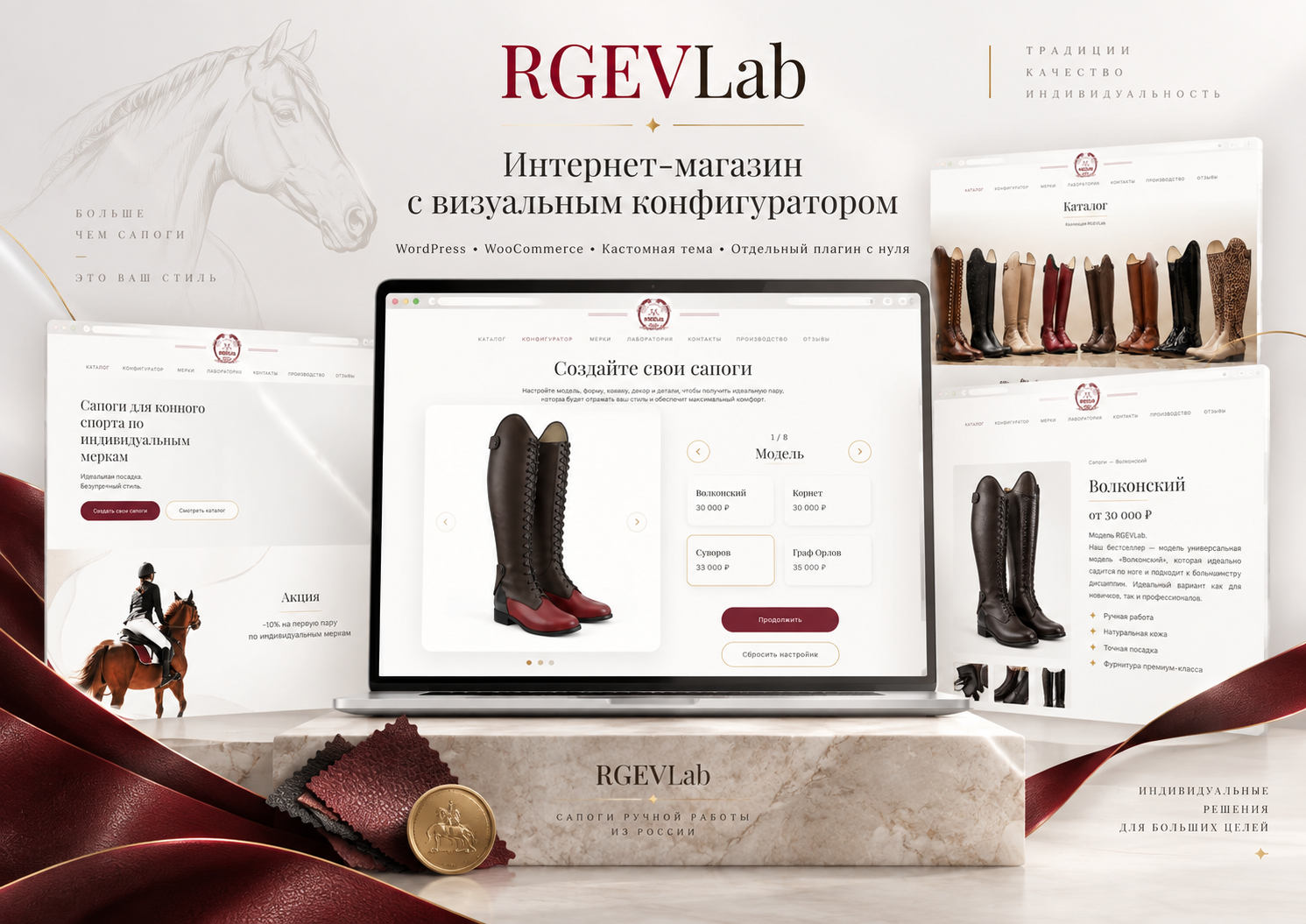 Интернет-магазин на WordPress/WooCommerce с визуальным конфигуратором — RGEVLab