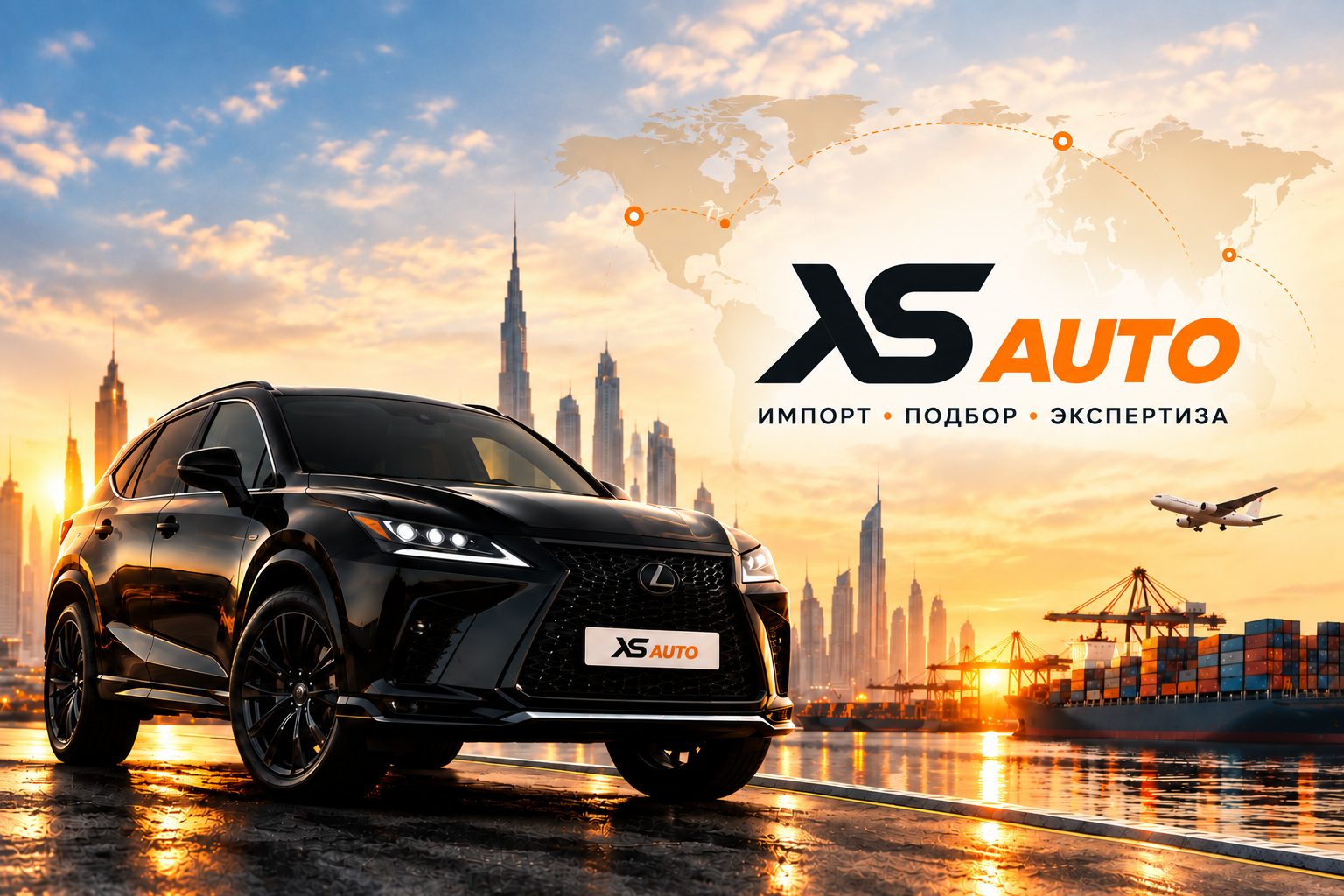 AUTO XS — оформление сообщества ВКонтакте для компании по импорту автомобилей