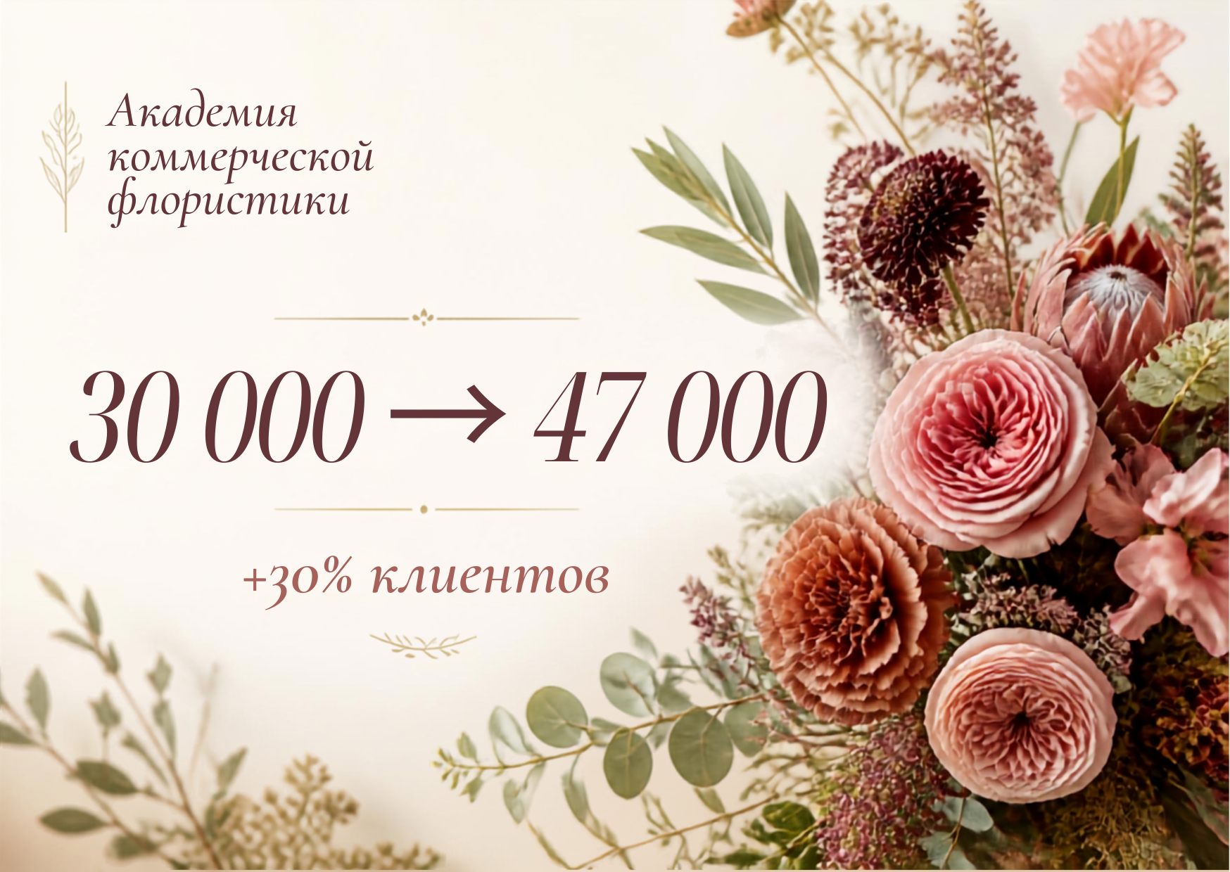 Контент-маркетинг и продвижение академии коммерческой флористики