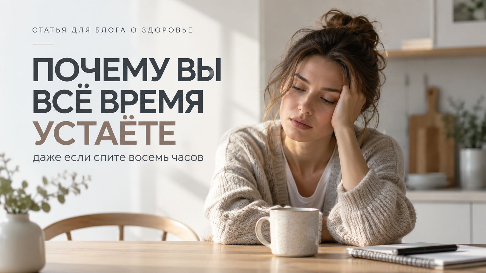 Статья для блога о здоровье: почему вы всё время устаёте