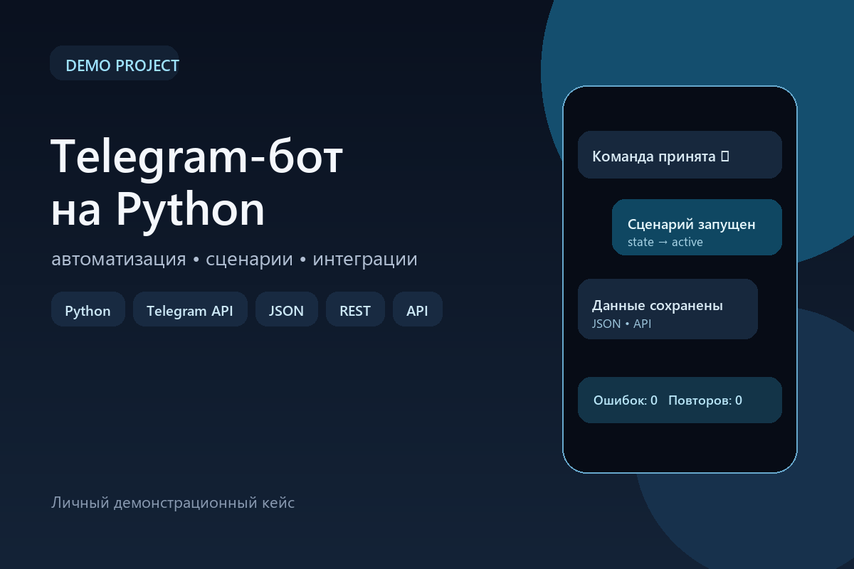 Telegram-бот на Python: автоматизация и игровая логика