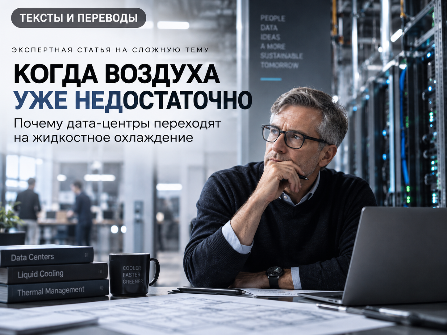 Экспертная статья для IT-компании: почему дата-центры переходят на жидкостное охлаждение