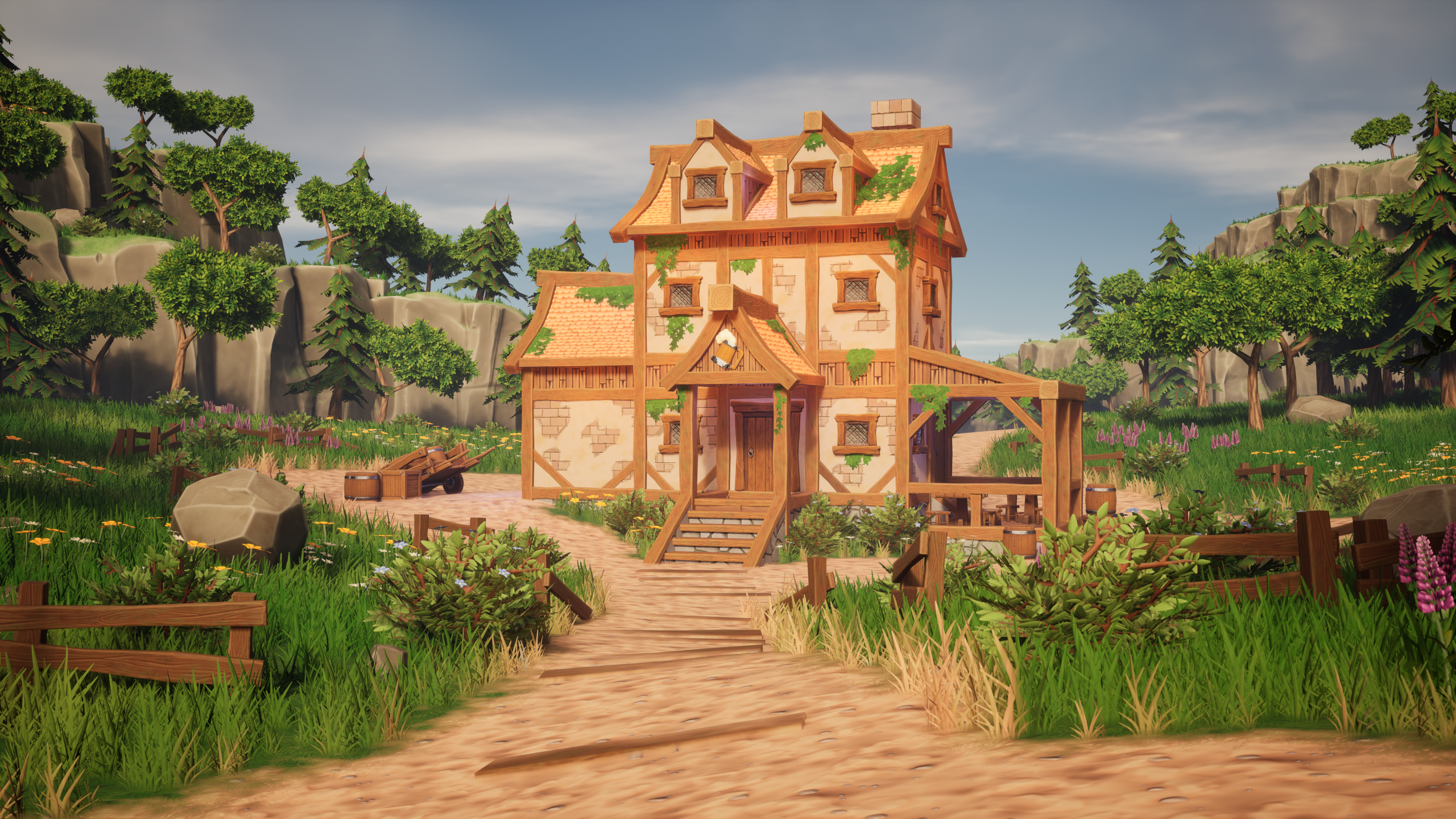 Stylized Fantasy Tavern
