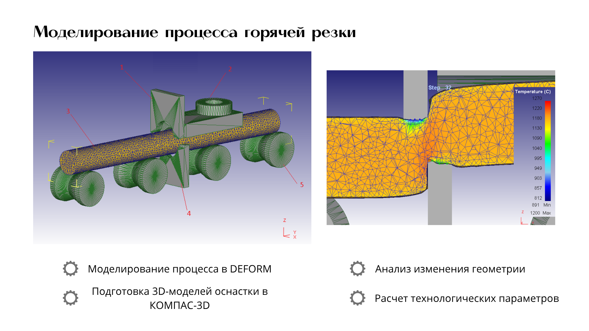 Проектирование ножа горячей резки и моделирование процесса