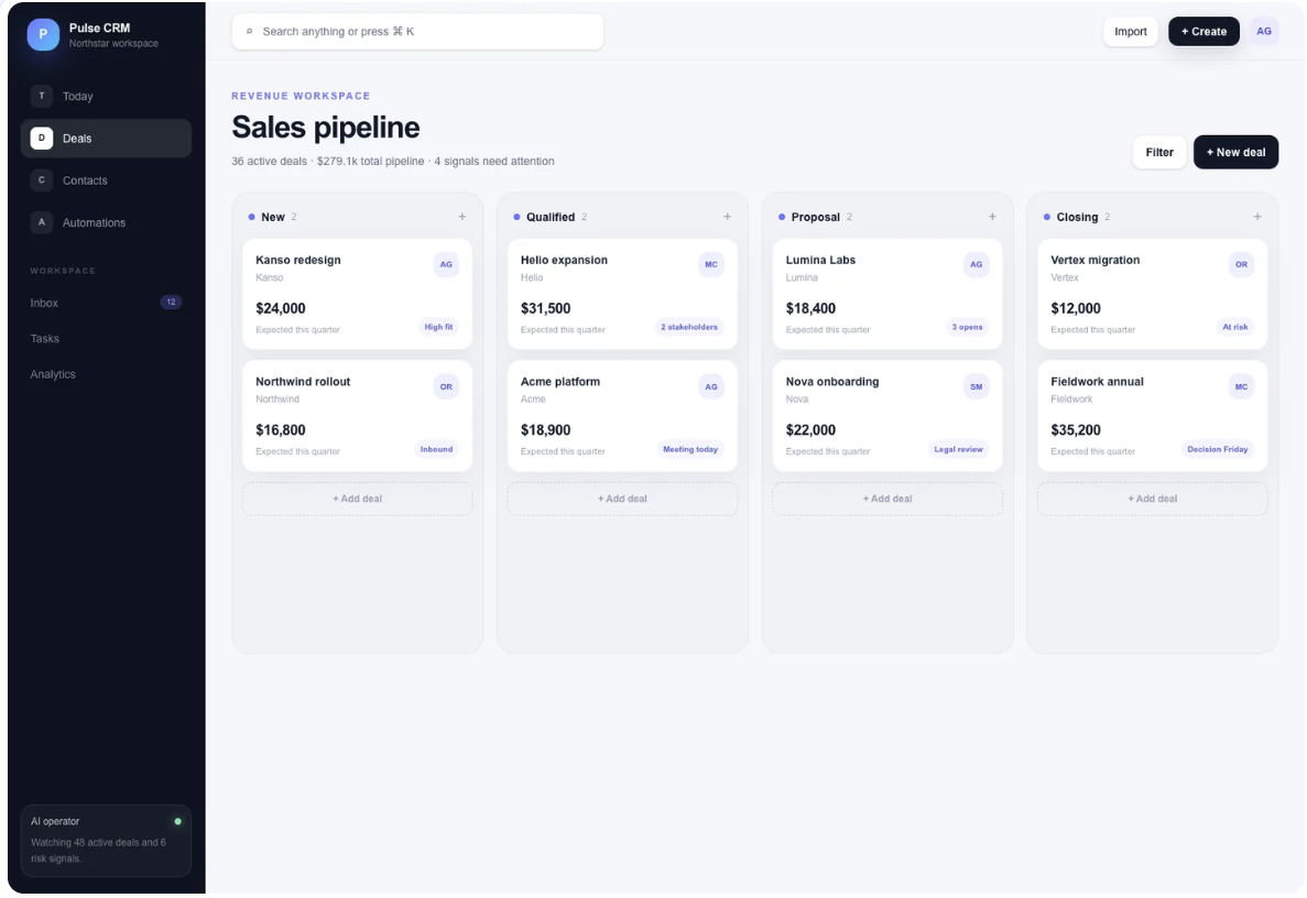 Pulse CRM — современная CRM-система для продаж и автоматизации