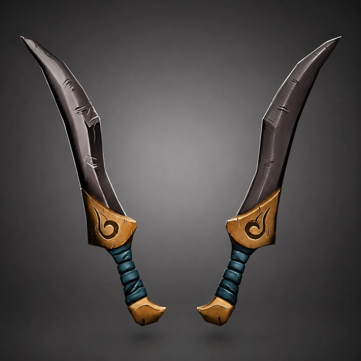 3D GAME-READY KNIFE// HAND-PAINTED // 800 TRIS