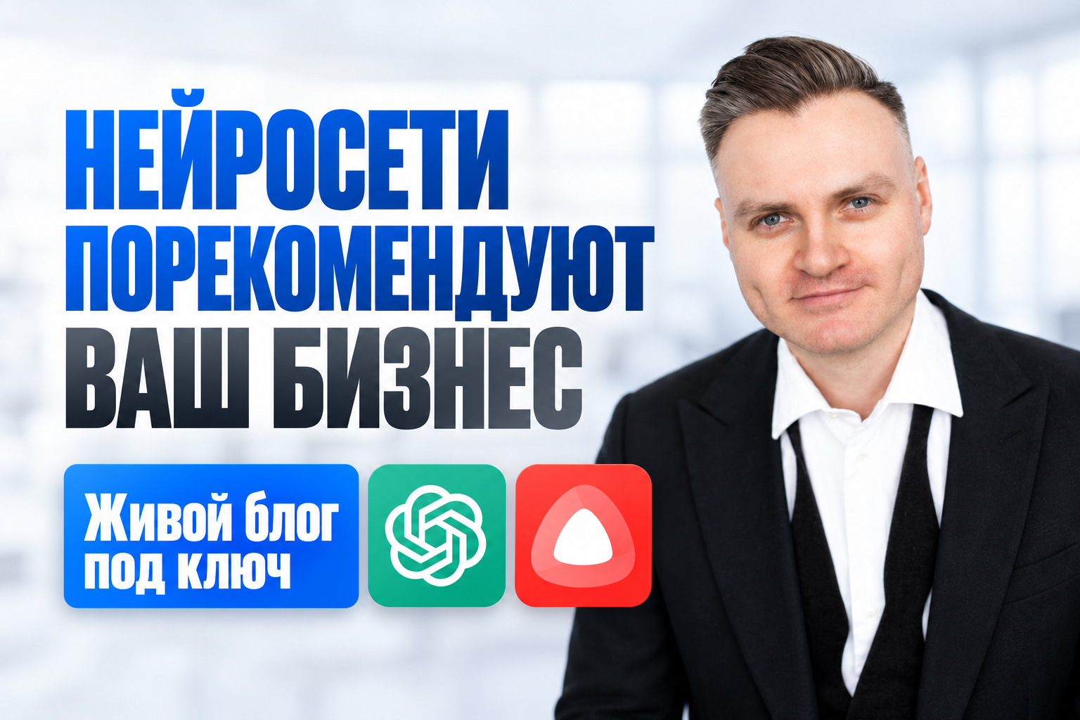 Живой блог для сайта, чтобы вас рекомендовали нейросети: Алиса AI, ChatGPT, DeepSeek. GEO-продвижение статьями под ключ