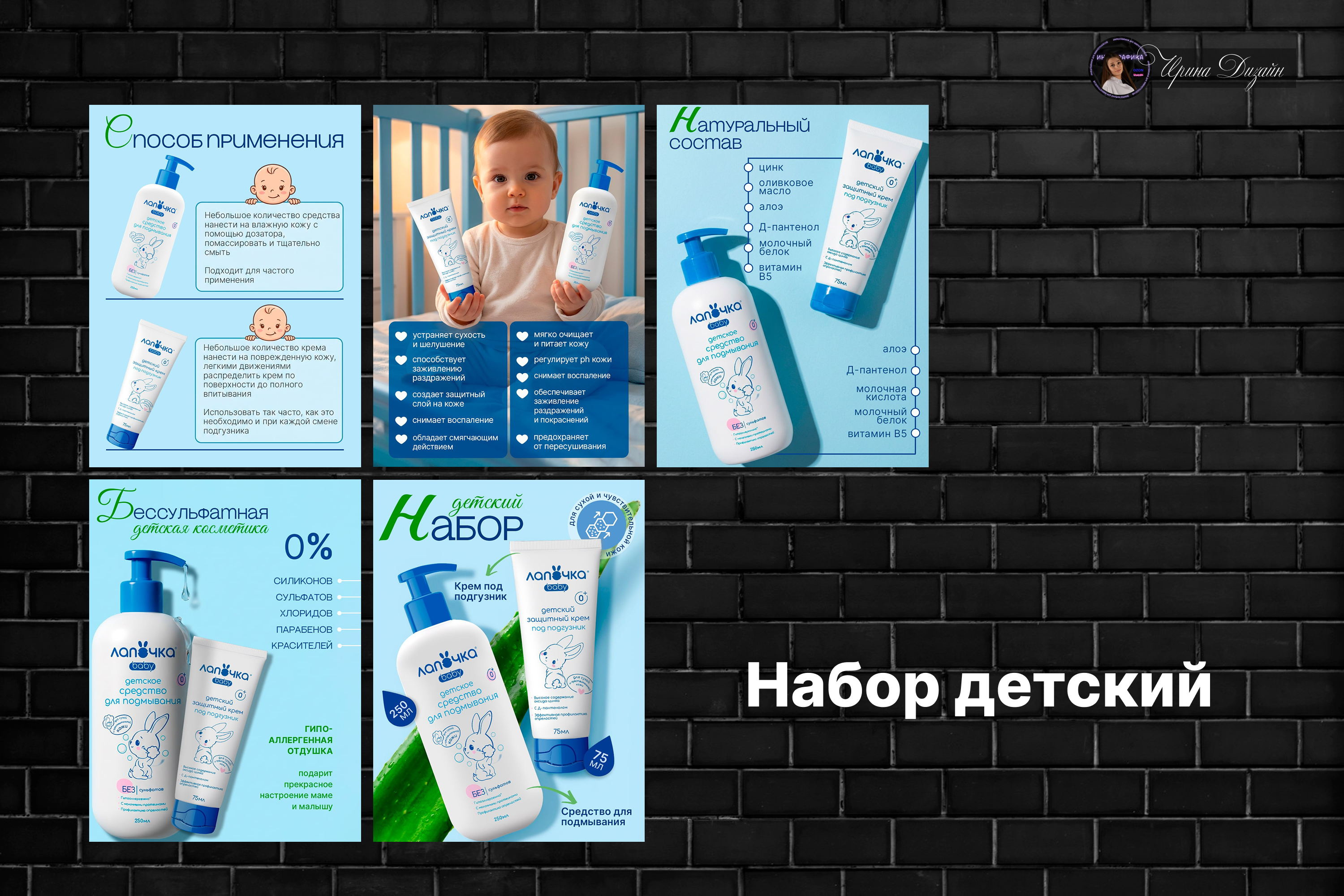 Инфографика для товаров для купания