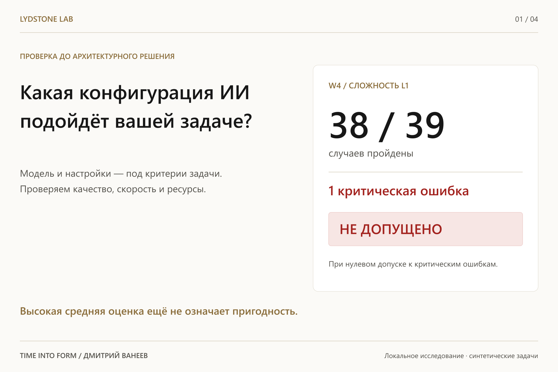 LydStone Lab — исследование ИИ